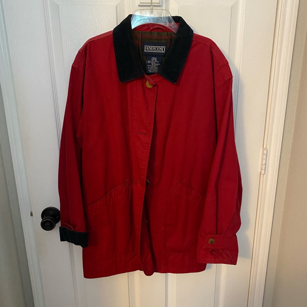 Lands End Red Barn Coat